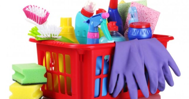 Cleaning Supplies Need to Be Moving