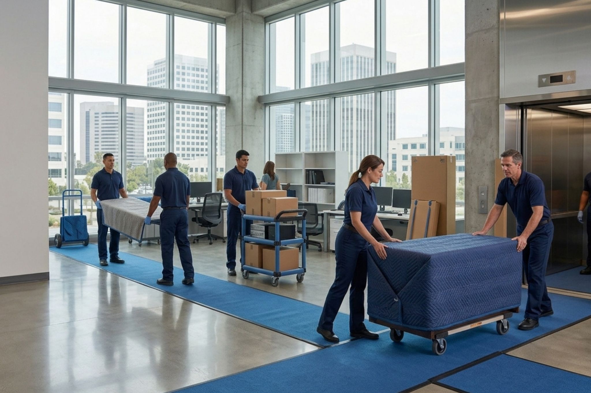 Commercial Office Movers Services in Los Angeles