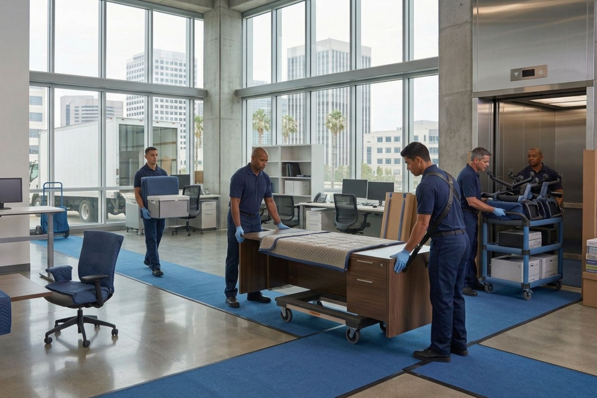 Top Office Furniture Movers Los Angeles