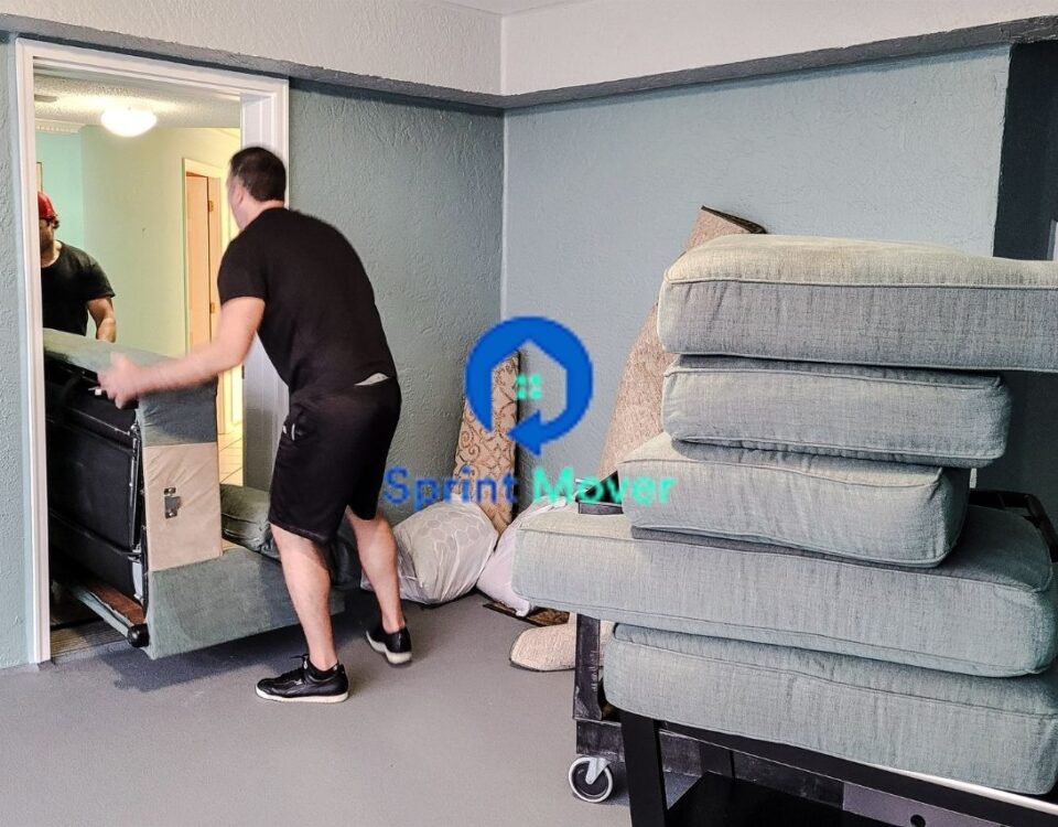 Full-service couch movers offering delivery and setup